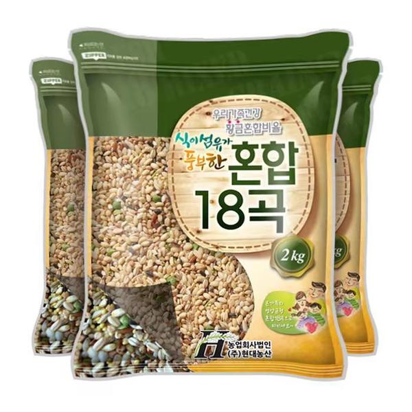 확대된 대표 현대농산 균형 혼합 18곡 6kg (2kgX3봉)_h(1)