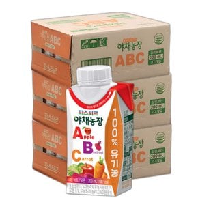 유기농 100% 실온 야채농장 ABC 주스 200ml (60팩)