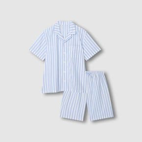 남 60수 코튼 5부 파자마 세트 (LIGHT MINT/ LIGHT BLUE/ NAVY/ LIGHT NAVY/ LIGHT BROWN)