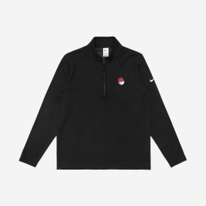 말본 골프 x 나이키 드라이핏 빅토리 하프 집 탑 블랙 화이트 Malbon Golf x Nike Dri-Fit Victo