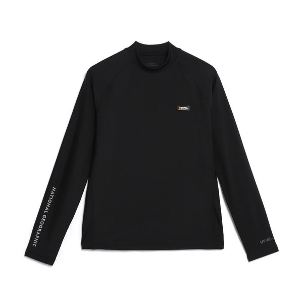 [여주점] N242WRG430 여성 래글런 소매 긴팔 래쉬가드 카본블랙