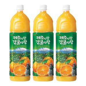  제주사랑감귤사랑 주스 1.5L/ 3개