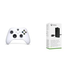 독일 마이크로소프트 엑스박스 컨트롤러 무선 Xbox Wireless Controller Robot White Play Charg