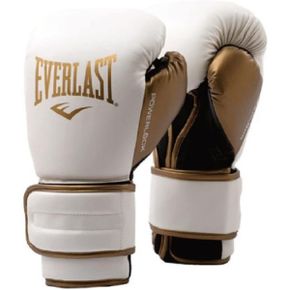 영국 에버레스트 글러브 Everlast Powerlock2 Boxing Gloves White/Gold 14oz Enhanced Performa