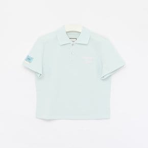 패치로고 카라 숏슬리브 반팔 여성 PK티셔츠 M251TS17772L