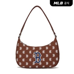 MLB [코리아공식]클래식 모노그램 자카드 호보백 B (D.Brown)