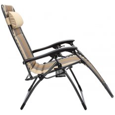 아마존 베이직cm  라운지 비치 의자 패드 첨부 제로그 러비티 아웃도어 약 165×75×112 탄 2개