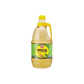  오뚜기 현미식초 1.8L 1개 숙성 조미료 소스 발효식품