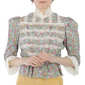 마크 제이콥스 우먼 멀티컬러 Victorian Blouse Brand Size 4 V6000024-960 1308999
