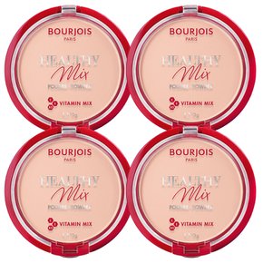 Bourjois Healthy Mix 브루조아 헬시 믹스 소프트 파우더 01 포슬린 10g 4팩