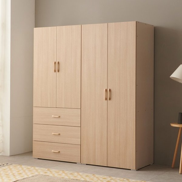 보루네오 아르메 오브제 LPM 키큰장 도어 1600 옷장세트 (수도권무배)