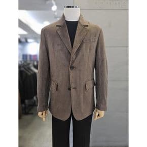 세이브존03  남성 간절기 브라운 스웨이드 자켓 WSQFA3UA17Q_P435902234