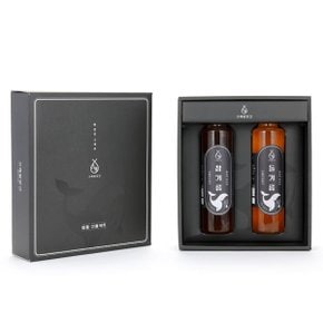 명품5호 대용량 국산 참기름500ml + 생들기름500ml 선물세트(+쇼핑백)