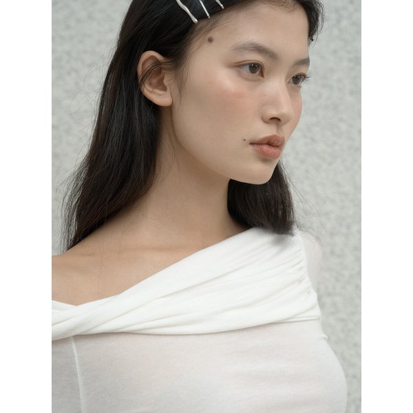 Twisted Long T-shirt - [3colors]