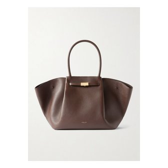 DEMELLIER 드멜리어 더 뉴욕 스몰 텍스처 가죽 토트 브라운 1647597357410275