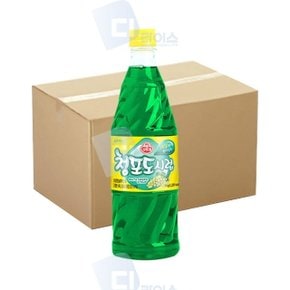 오뚜기시럽 청포도시럽 1kg 15병 슬러시원액 과일향 (WBC906E)