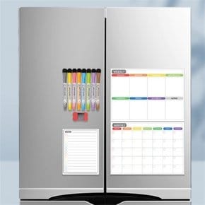 붙이는 달력 화이트보드 자석 계획표 월중행사표 현관문 냉장고 스케