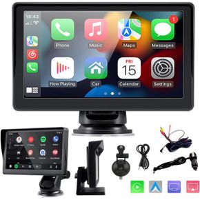 독일 카플레이 모니터 Sunweyer Wireless Carplay Android Car Screen PoRtAble Radio 7 Inch IP