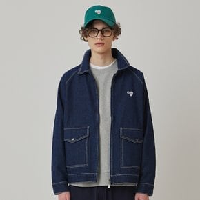 DENIM BLOUSON [INDIGO BLUE]