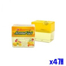  은은한 실용적인 아로마겔 방향제 100g 레몬향 x4개 향기방향제