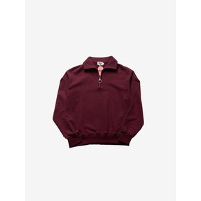 매니악 골프_ 하프 집업 스웻 버건디 Half Zip-up Sweat BURGUNDY