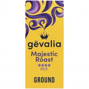 Gevalia  마제스틱  로스트  볼드  다크  로스트  분쇄  커피  12oz.  가방