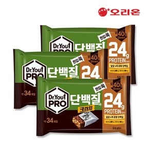 닥터유 프로 단백질바 크런치 한입쏙 ( 약34개입, 총420g) x 3개