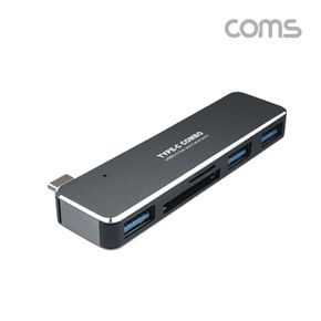 Coms USB 3.1 C타입 허브 멀티 USB 3.0 x 3포트