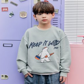 매장정품 지프키즈 KR5TSU852MT 베어 킵와일드 맨투맨 5878605