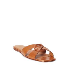 여성 레더 O링 샌들(WAPOFTW0B020063200)