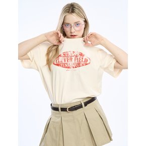 Vintage signature point short sleeve t-shirt_cream