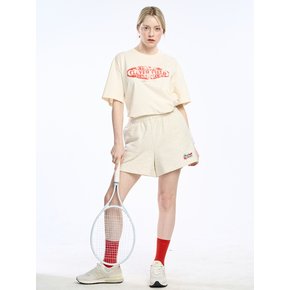 Vintage signature point short sleeve t-shirt_cream