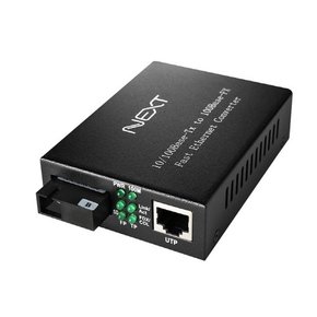 NEXT-200FSCSW40B 이더넷 1코어 광 미디어컨버터 싱글