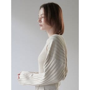 OU833 combi cotton bolero (natural linen)