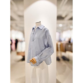 [파주점] [더아이잗컬렉션]스트라이프 백 리본 블라우스 CR5A0BL581