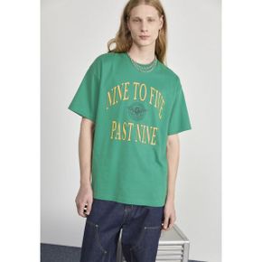 4058084 Carhartt NINE TO FIVE PAST - Print T-shirt aspen green