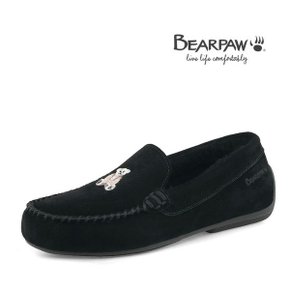 베어파우(BEARPAW) 남성 가죽 털 슬립온 칼라 베어 블랙 (KARLA BEAR MENS) (K2553001ND-M)