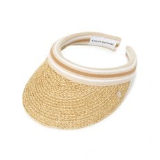 [부산점] 마리나 여성 바이저 HAT50318 NATURAL NOUGAT STRIPE