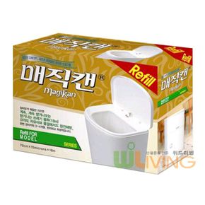 매 직 캔 리필봉투250R11Mx5롤리필휴지통전용비닐