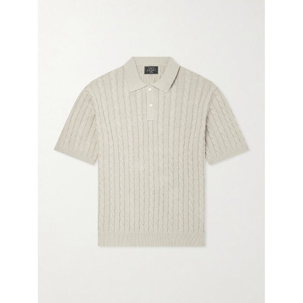 빔스 케이블 니트 코튼 폴로 셔츠 46376663162982585