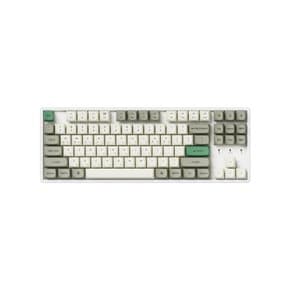 K8 PRO MAX 쉘화이트 RGB 핫스왑 저소음바나나축 텐키리스 무선 기계식 키보드