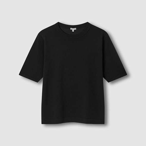 여 강연 반팔 니트 J116202727099