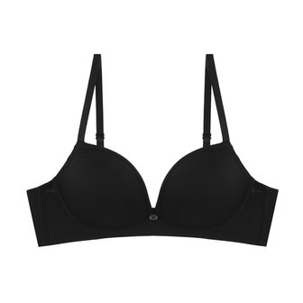 WONDERBRA 와이어리스 블랙 브라1종 WBWBR9G35T