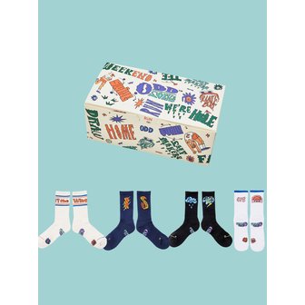 오드삭스 RUNNING 양말 세트 2ND 4개입 [SET]