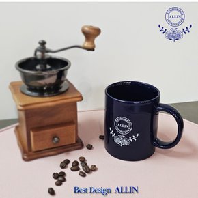 ALLIN 쯔비벨 세라믹 머그컵 딥블루 1P