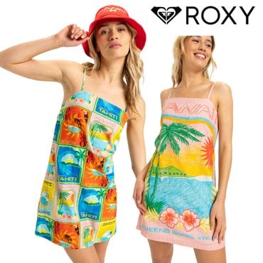 록시 ATLAS PLAYA BLANCA SLIP DRESS  (RRF21DR034)