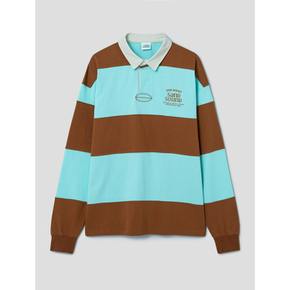 Rugby Striped LongSleeved Tshirt  Mint (MS3241A22K)