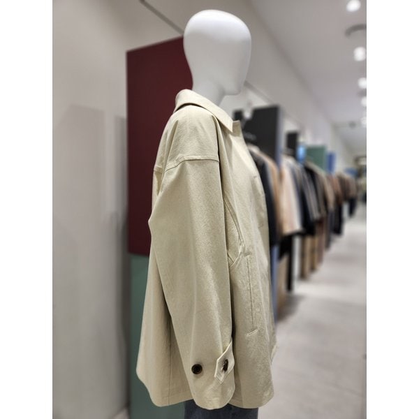 [부산점] 코튼 블렌드 루즈핏 하프 맥코트 TWWBYQ50020