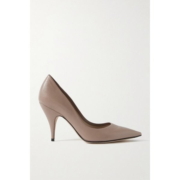 리사 베이지 가죽 펌프스 46376663162895576
