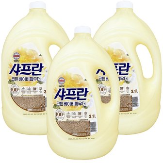  샤프란 코튼앤크림 3.1L x 3개